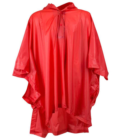 Splashmacs Kids Rain Poncho - Red