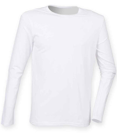 SF Clothing Feel Good Stretch Long Sleeve T-Shirt - White