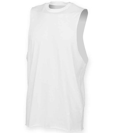 SF Clothing High Neck Vest - White