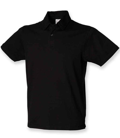 SF Clothing Stretch Piqué Polo Shirt - Black