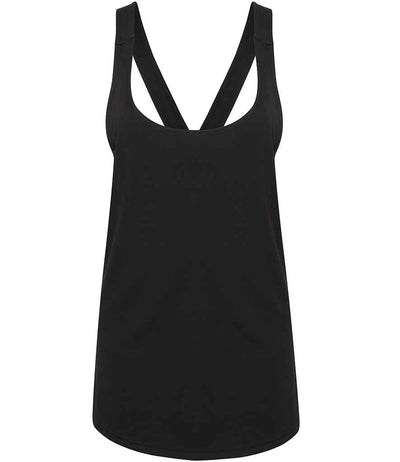 SF Clothing Ladies Fashion Workout Vest - Black