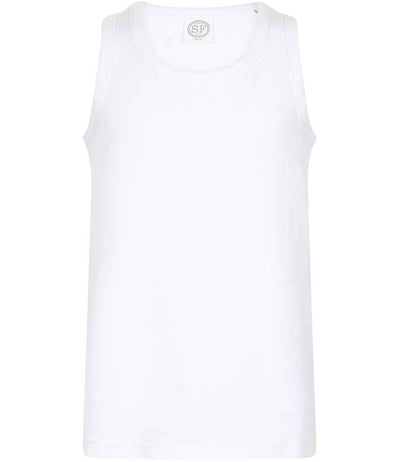 SF Clothing Kids Feel Good Stretch Vest - White