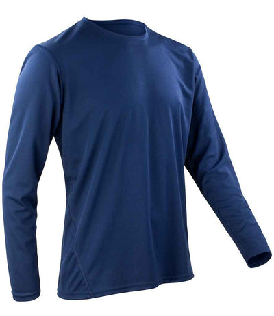 Spiro Performance Long Sleeve T-Shirt - Navy