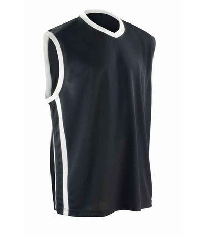 Spiro Basketball Top - Black/White
