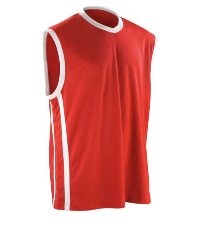Spiro Basketball Top - Red/White