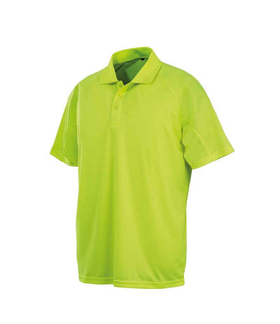 Spiro Impact Performance Aircool Polo Shirt - Flo Yellow