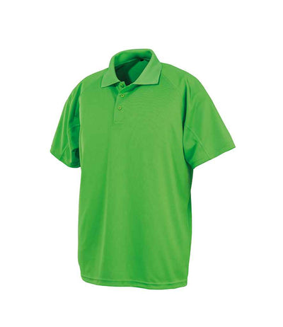 Spiro Impact Performance Aircool Polo Shirt - Lime Green