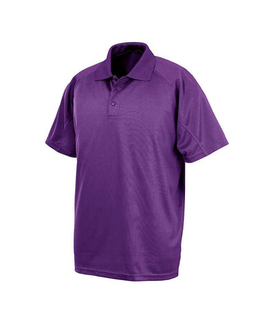 Spiro Impact Performance Aircool Polo Shirt - Purple