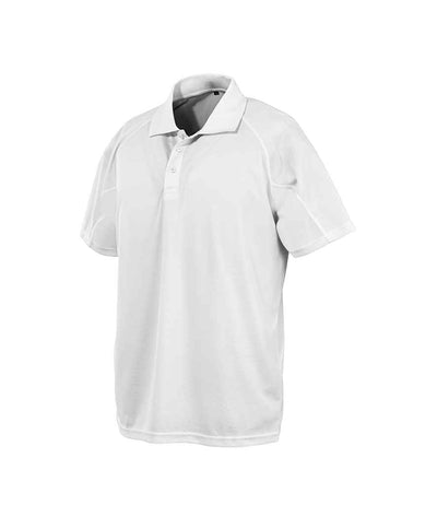 Spiro Impact Performance Aircool Polo Shirt - White