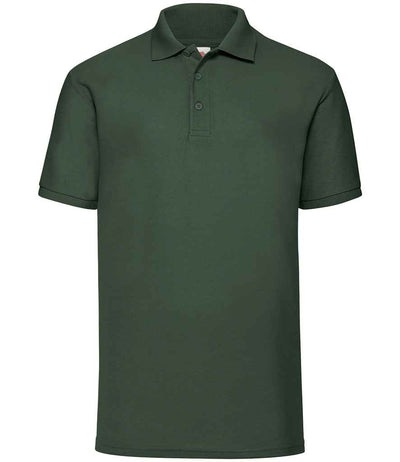 Fruit of the Loom Poly/Cotton Piqué Polo Shirt - Bottle Green