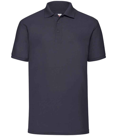 Fruit of the Loom Poly/Cotton Piqué Polo Shirt - Deep Navy