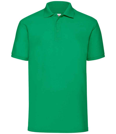 Fruit of the Loom Poly/Cotton Piqué Polo Shirt - Kelly Green
