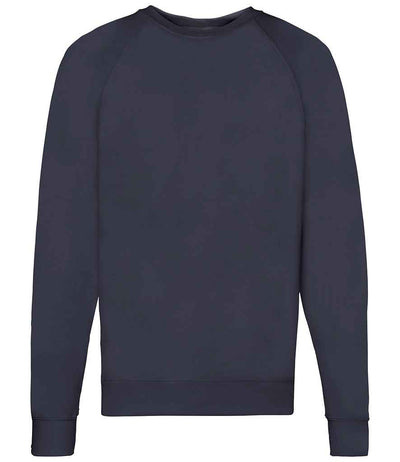 Fruit of the Loom Lightweight Raglan Sweatshirt - Deep Navy