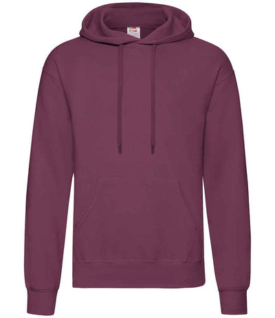 Fruit of the Loom Classic Hooded Sweatshirt - Burgundy