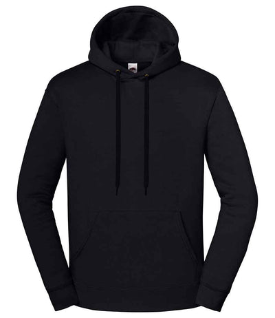Fruit of the Loom Iconic Premium Hooded Sweatshirt - Black