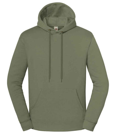 Fruit of the Loom Iconic Premium Hooded Sweatshirt - Classic Olive