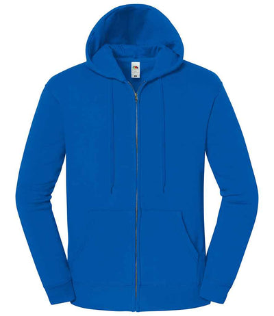 Fruit of the Loom Iconic Premium Hooded Sweat Jacket - Royal Blue