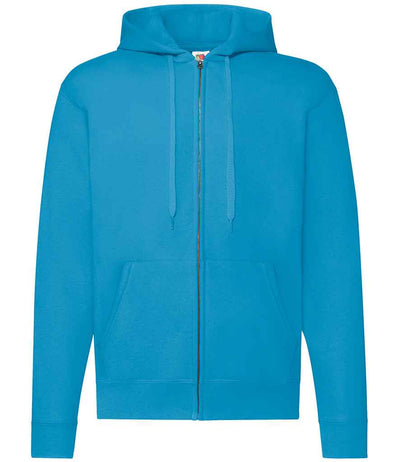 Fruit of the Loom Classic Zip Hooded Sweatshirt - Azure