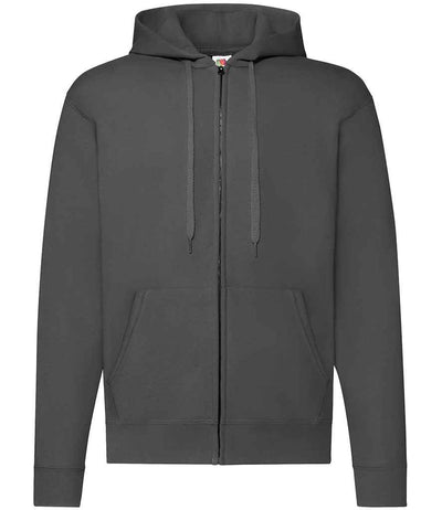 Fruit of the Loom Classic Zip Hooded Sweatshirt - Light Graphite