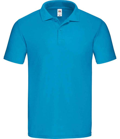 Fruit of the Loom Original Piqué Polo Shirt - Azure