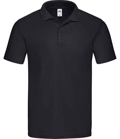 Fruit of the Loom Original Piqué Polo Shirt - Black