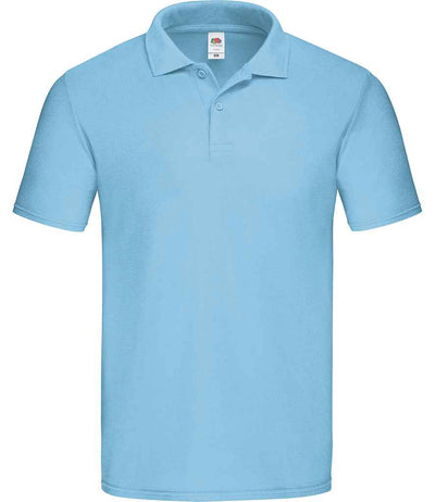 Fruit of the Loom Original Piqué Polo Shirt - Sky Blue