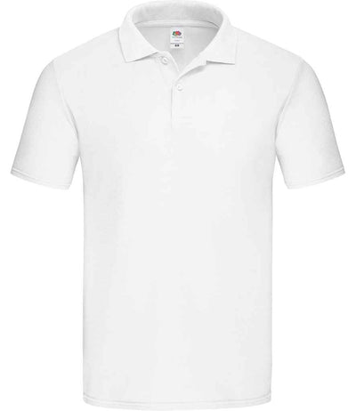 Fruit of the Loom Original Piqué Polo Shirt - White