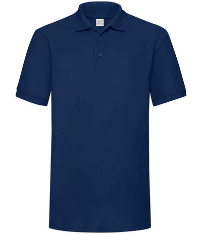 Fruit of the Loom Heavy Poly/Cotton Piqué Polo Shirt - Navy