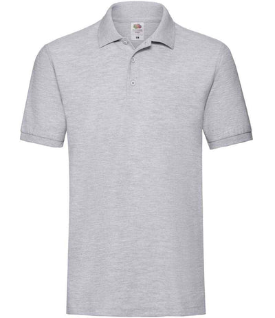 Fruit of the Loom Premium Cotton Piqué Polo Shirt - Athletic Heather