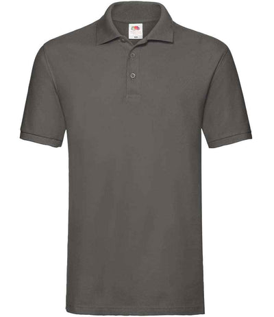 Fruit of the Loom Premium Cotton Piqué Polo Shirt - Light Graphite