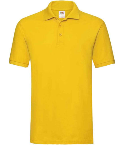 Fruit of the Loom Premium Cotton Piqué Polo Shirt - Sunflower