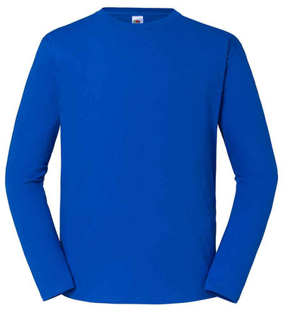 Fruit of the Loom Iconic 195 Long Sleeve T-Shirt - Royal Blue