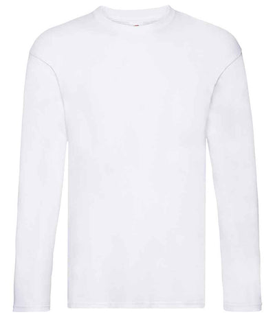 Fruit of the Loom Original Long Sleeve T-Shirt - White