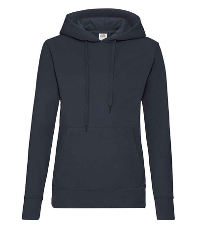 Fruit of the Loom Classic Lady Fit Hooded Sweatshirt - Deep Navy