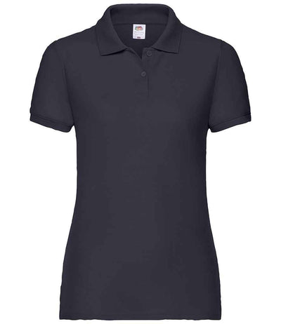 Fruit of the Loom Lady Fit Piqué Polo Shirt - Deep Navy