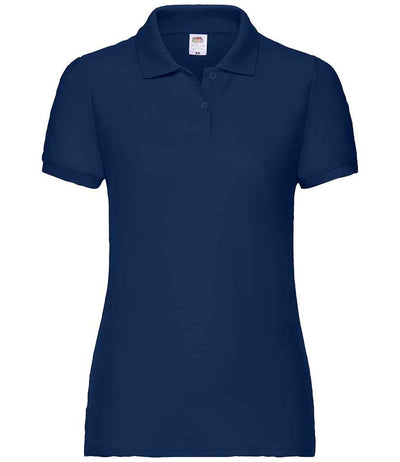 Fruit of the Loom Lady Fit Piqué Polo Shirt - Navy