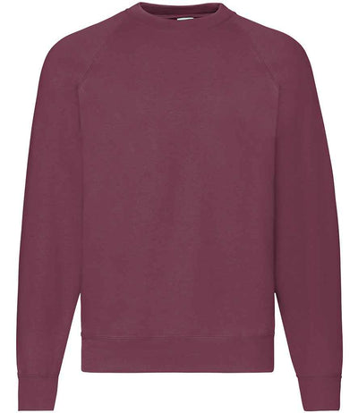 Fruit of the Loom Classic Raglan Sweatshirt - Burgundy