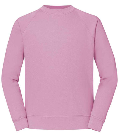 Fruit of the Loom Classic Raglan Sweatshirt - Light Pink