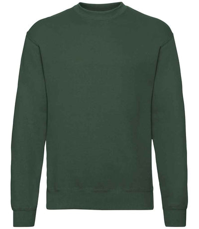 Fruit of the Loom Classic Drop Shoulder Sweatshirt - Bottle Green