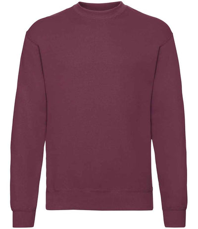 Fruit of the Loom Classic Drop Shoulder Sweatshirt - Burgundy