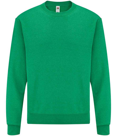 Fruit of the Loom Classic Drop Shoulder Sweatshirt - Heather Green