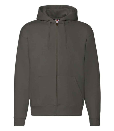 Fruit of the Loom Premium Zip Hooded Sweatshirt - Charcoal