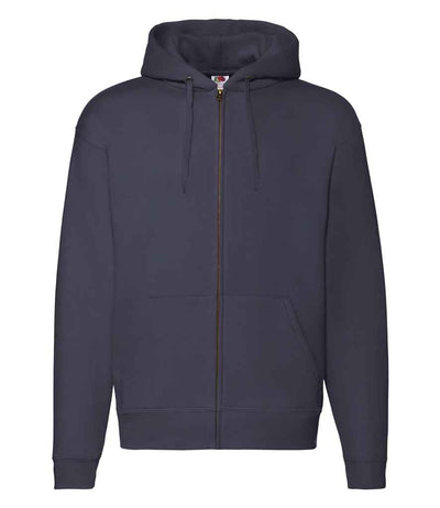 Fruit of the Loom Premium Zip Hooded Sweatshirt - Deep Navy