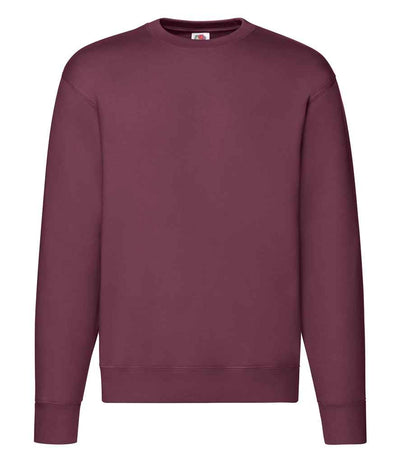Fruit of the Loom Premium Drop Shoulder Sweatshirt - Burgundy