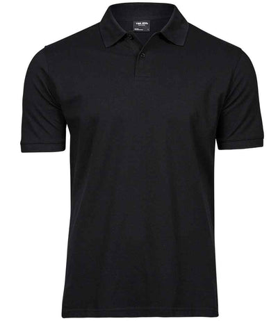 Tee Jays Heavy Cotton Piqué Polo Shirt - Black