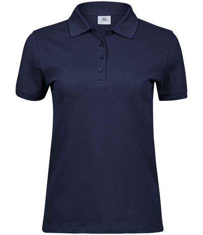 Tee Jays Ladies Heavy Cotton Piqué Polo Shirt - Navy
