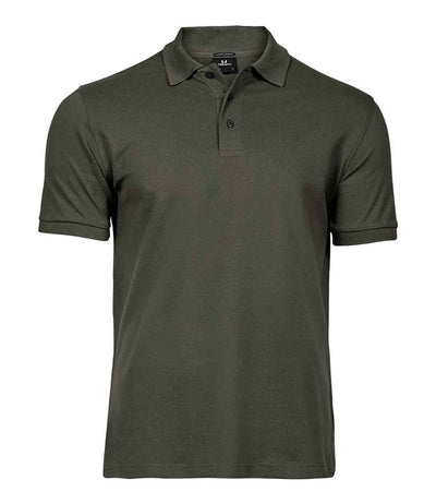 Tee Jays Luxury Stretch Piqué Polo Shirt - Deep Green