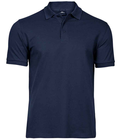 Tee Jays Luxury Stretch Piqué Polo Shirt - Navy