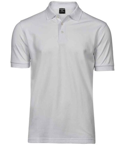 Tee Jays Luxury Stretch Piqué Polo Shirt - White