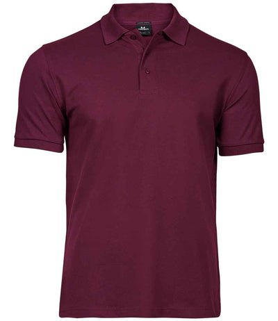 Tee Jays Luxury Stretch Piqué Polo Shirt - Wine